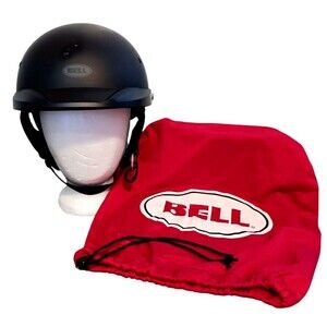Bell Helmets Pit Boss Motorcycle Helmet Matte Black XL/XXL Roses Back Adjustable